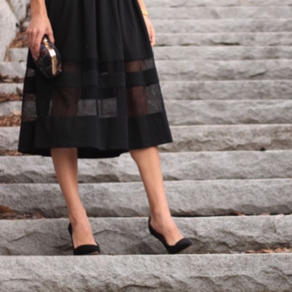 Madewell Suede Asymmetrical Mira Pump - Picture 11 of 16